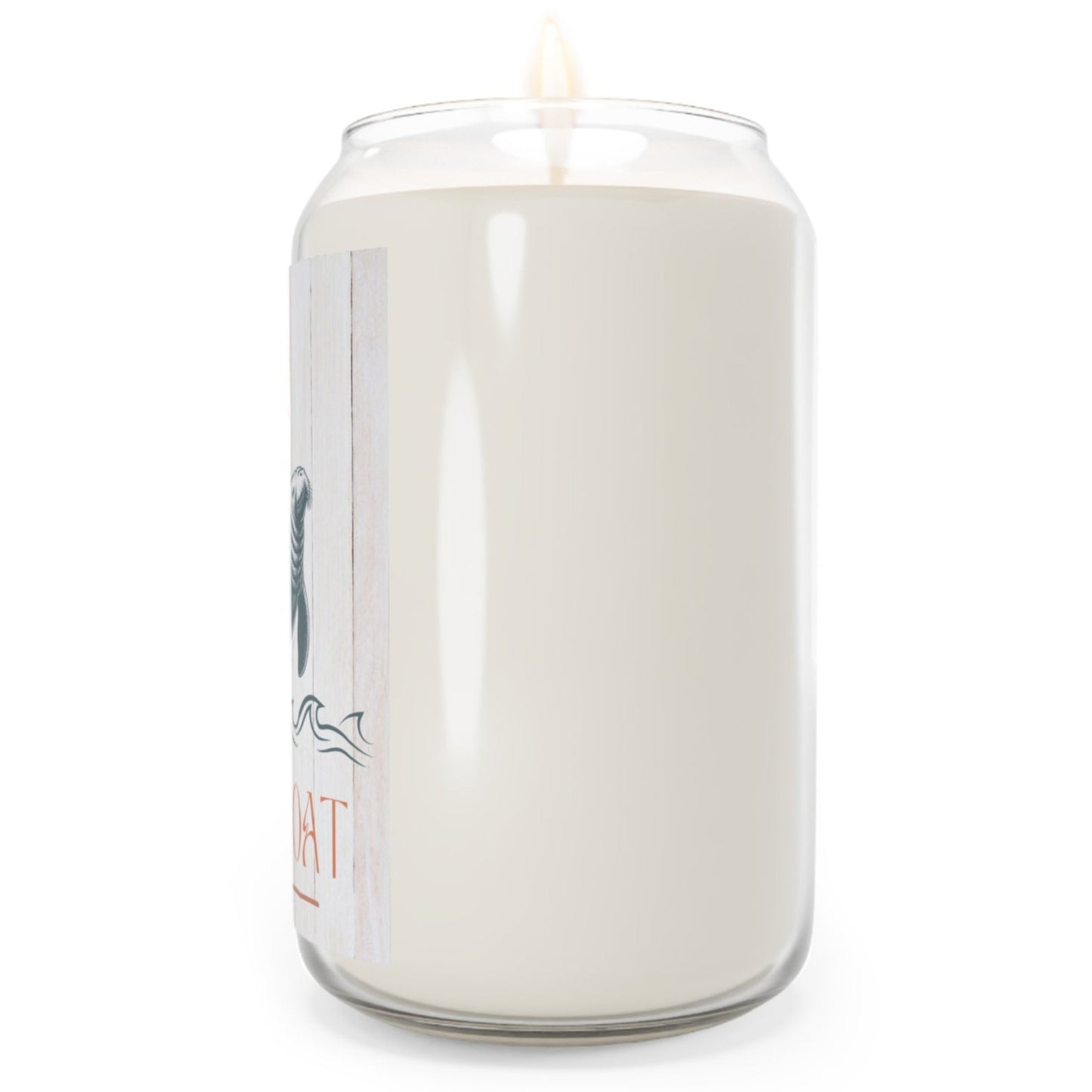 Relax and Float Manatee Scented Candle - 13.75oz, Perfect for Home Decor and Self-Care