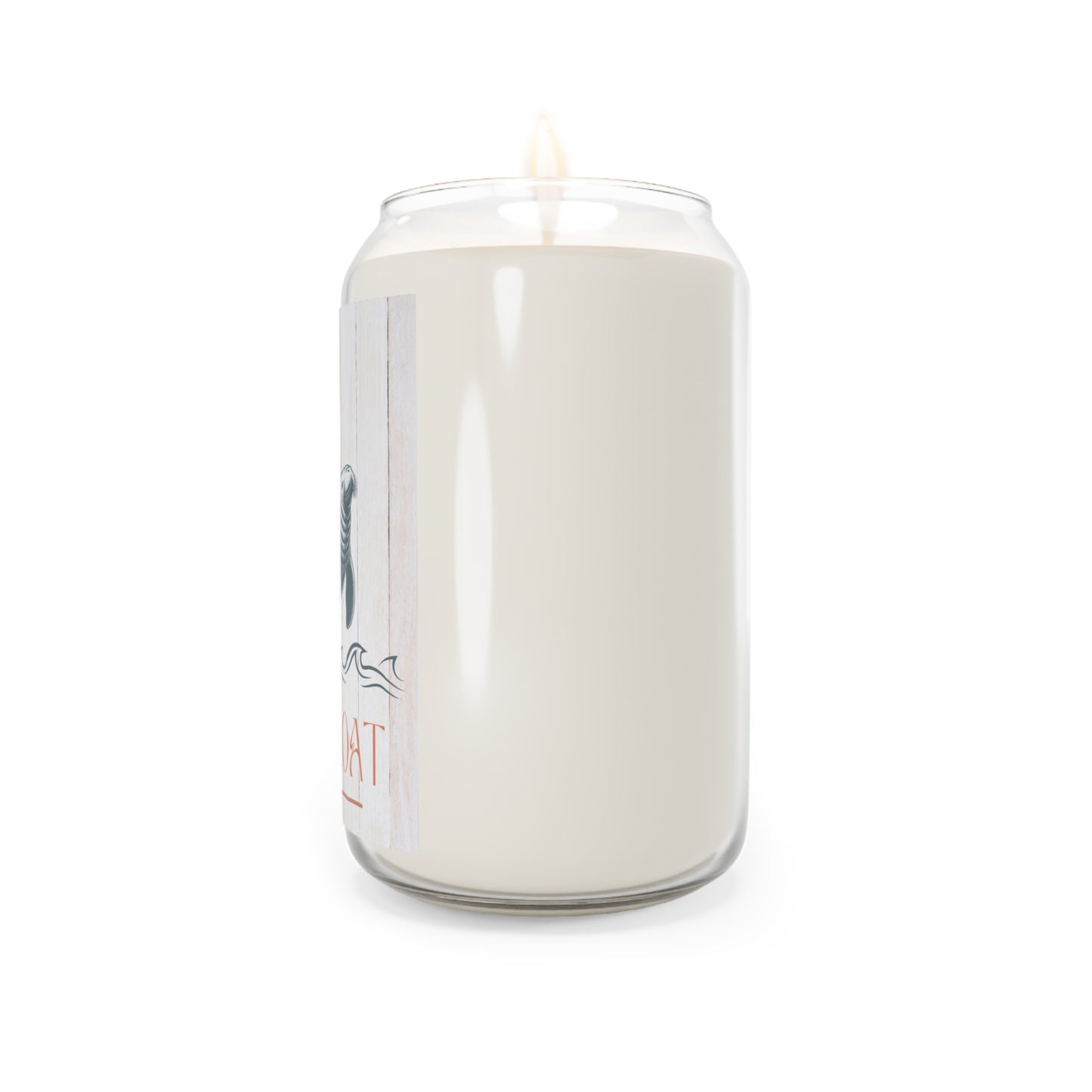 Relax and Float Manatee Scented Candle - 13.75oz, Perfect for Home Decor and Self-Care