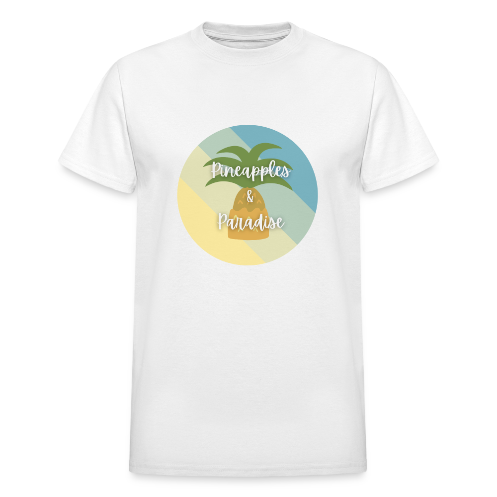 Pineapples & Paradise Ultra Cotton T-Shirt | Womens - white