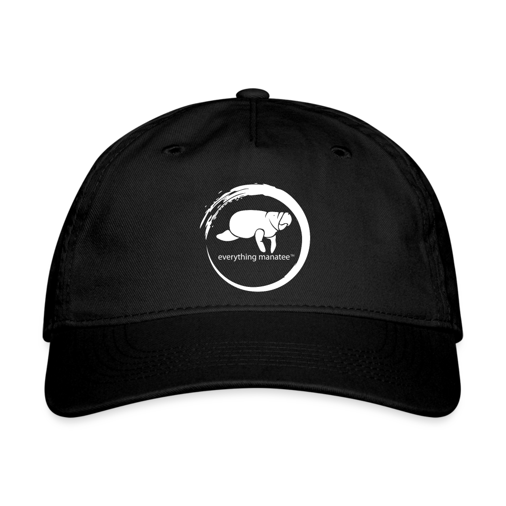 Manatee Wave Black Baseball Cap | Mens - black