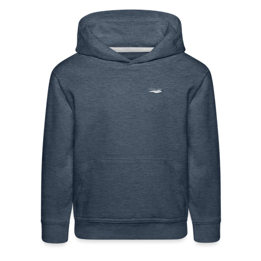 Sidestep Obstacles Crab Hoodie | Youth - heather denim