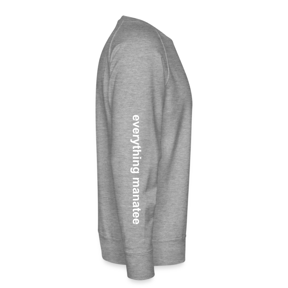 Twin Manatee Premium Sweatshirt | Mens - heather grey