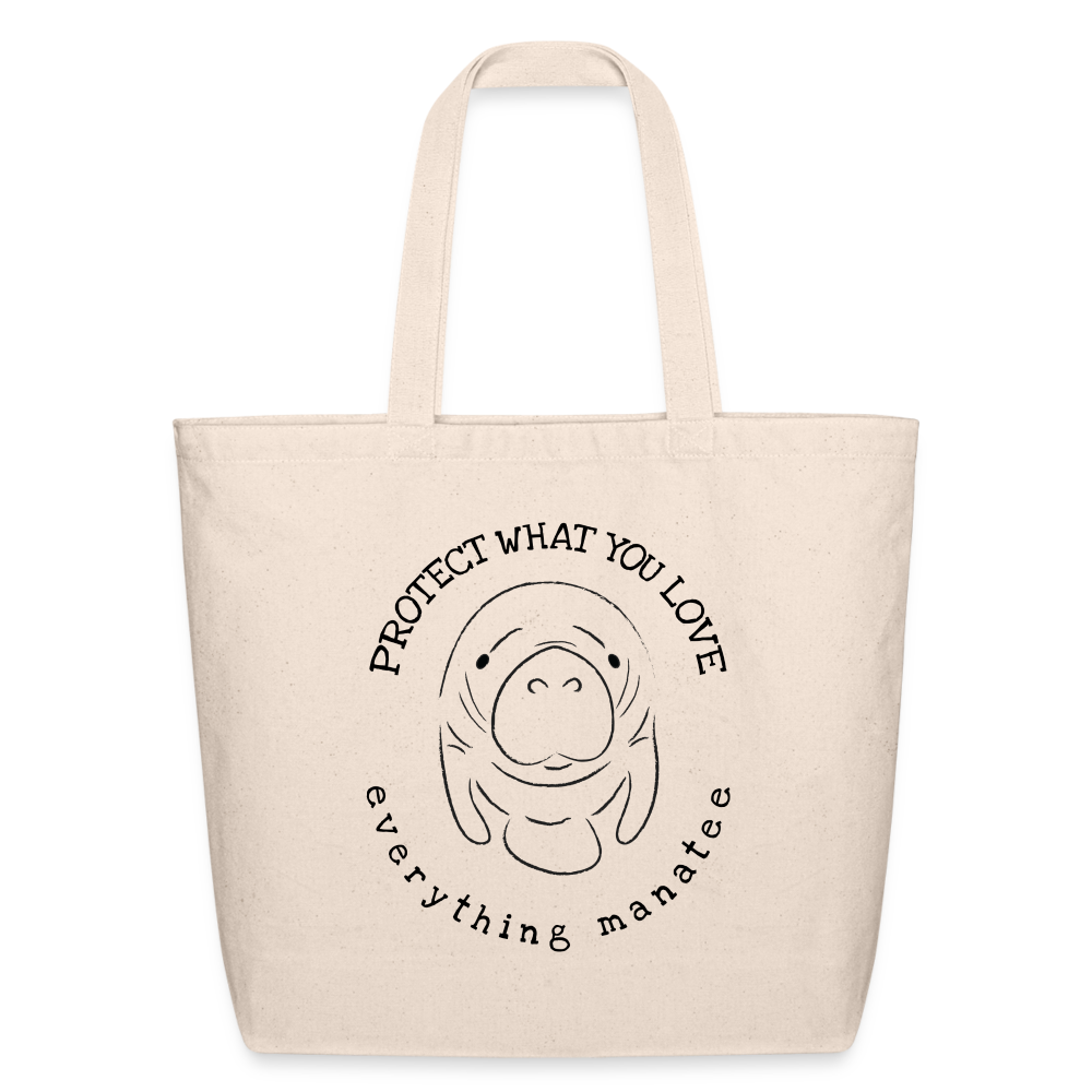 Eco-Friendly Cotton Tote - natural