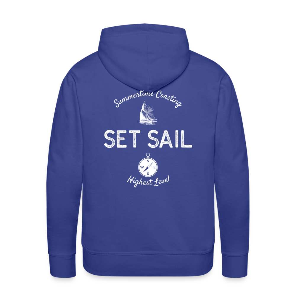 Nautical Sail Premium Hoodie | Mens - royal blue