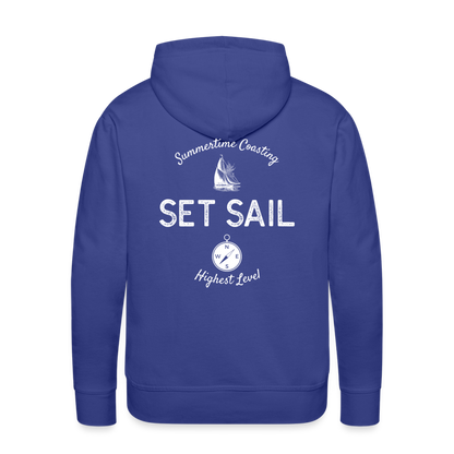 Nautical Sail Premium Hoodie | Mens - royal blue