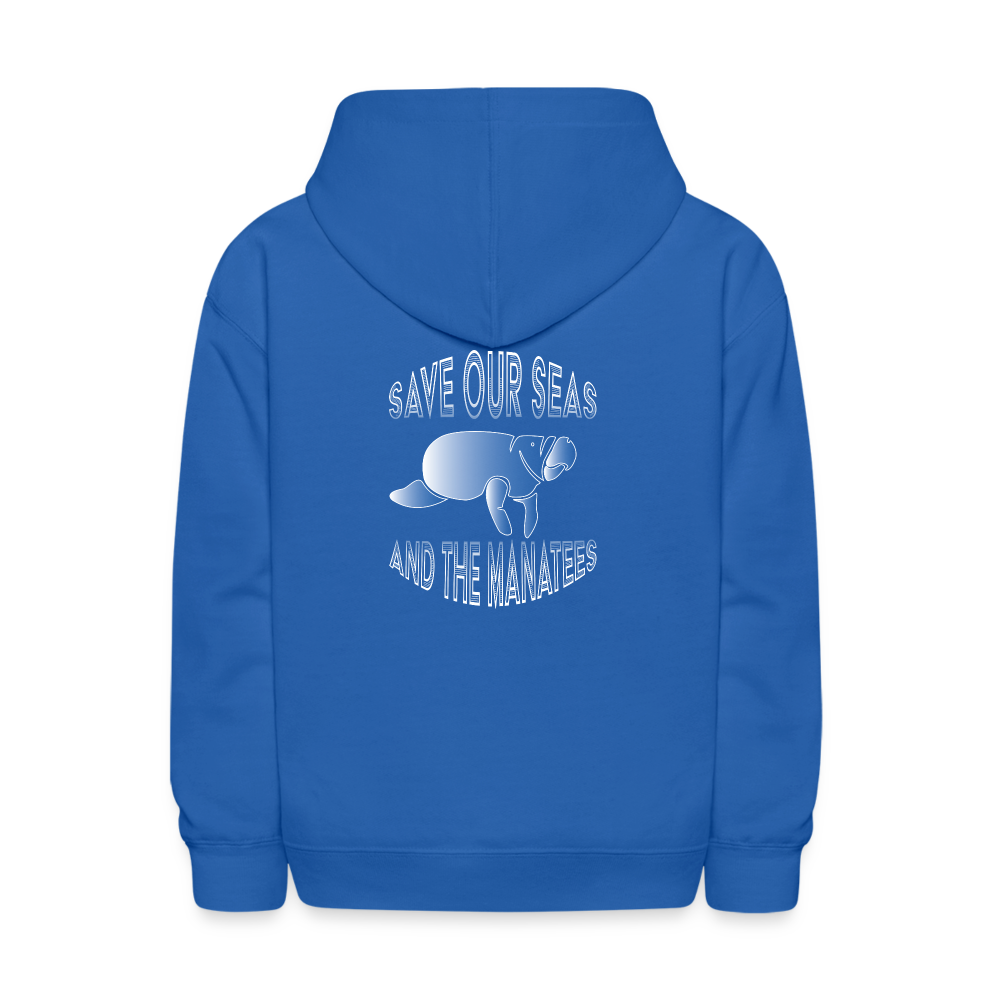 Manatee Royal Blue Premium Hoodie - royal blue