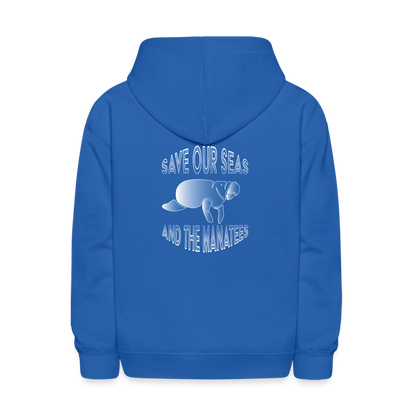 Manatee Royal Blue Premium Hoodie - royal blue