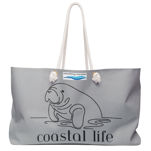 Coastal Life Weekender Bag with Relaxed Marine Vibe