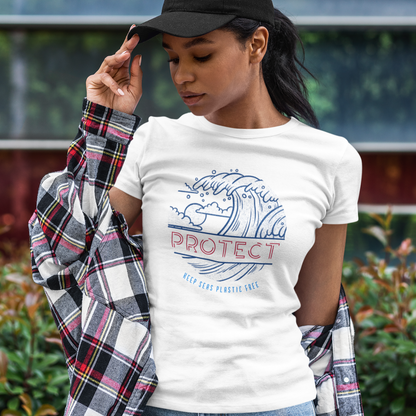 Keep Seas Plastic Free Relaxed Fit T-Shirt | Womens