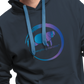 Blue Manatee Wave Premium Hoodie | Mens