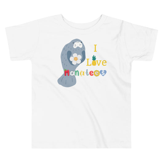 I Love Manatees T-Shirt | Toddler