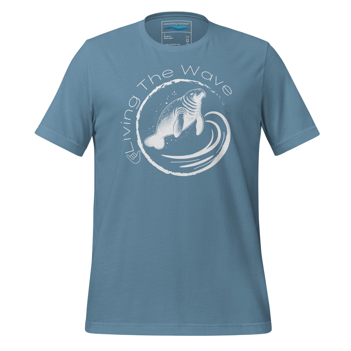 Living The Wave Manatee T-Shirt | Mens