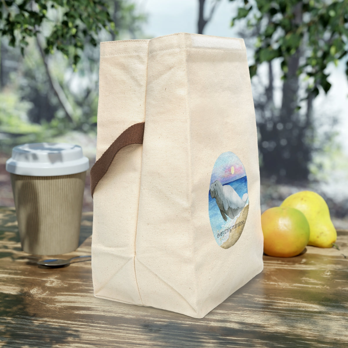 Sunset Manatee Lunch Bag | Womens