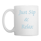 Sip & Relax Manatee Mug | Mugs - white